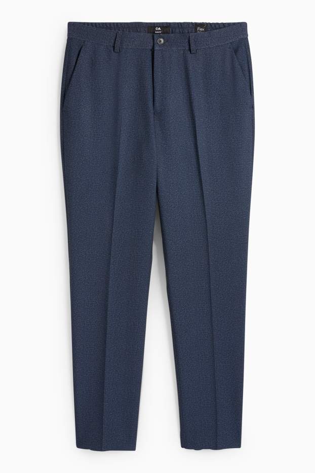 Heren - Broek uit het combi-systeem - slim fit - Flex - donkerblauw