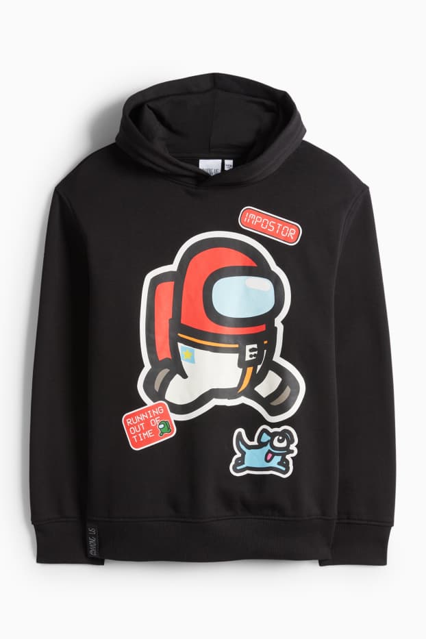 Kinder Jungen - Among Us - Hoodie - schwarz