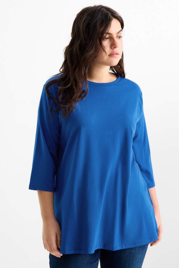 Damen - T-Shirt - LYCRA® - blau