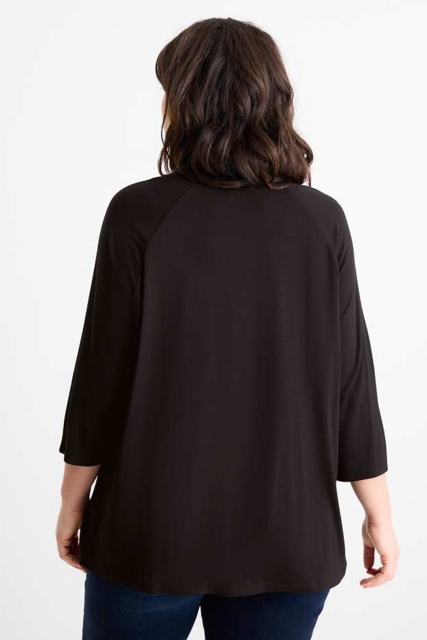 Dames - T-shirt - zwart