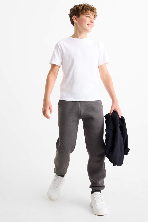 Bambini - Pantaloni sportivi termici - grigio