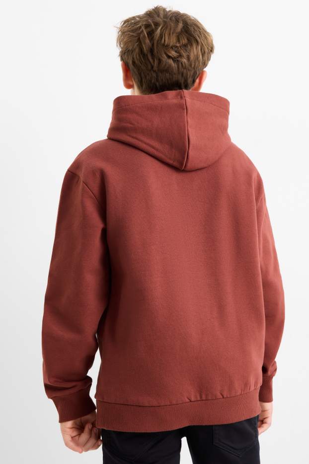 Kinderen: jongens - BMX - hoodie - bruin