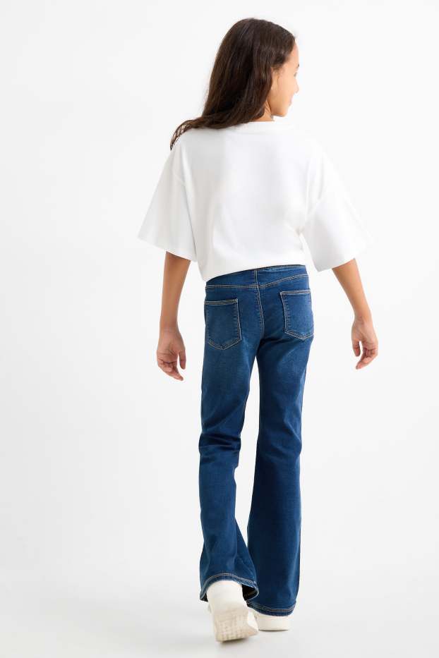 Bambine - Jeggings svasati - jeans blu