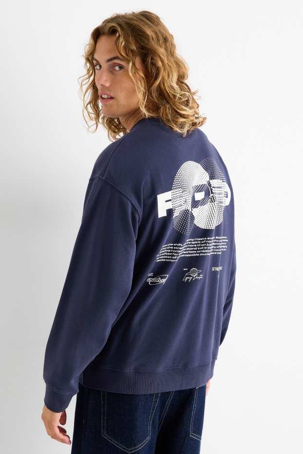 Herren - Sweatshirt - dunkelblau