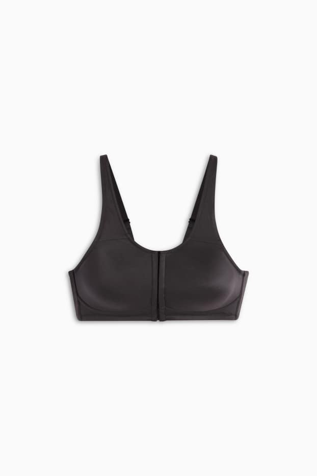 Femmes - Soutien-gorge postopératoire sans armatures - noir