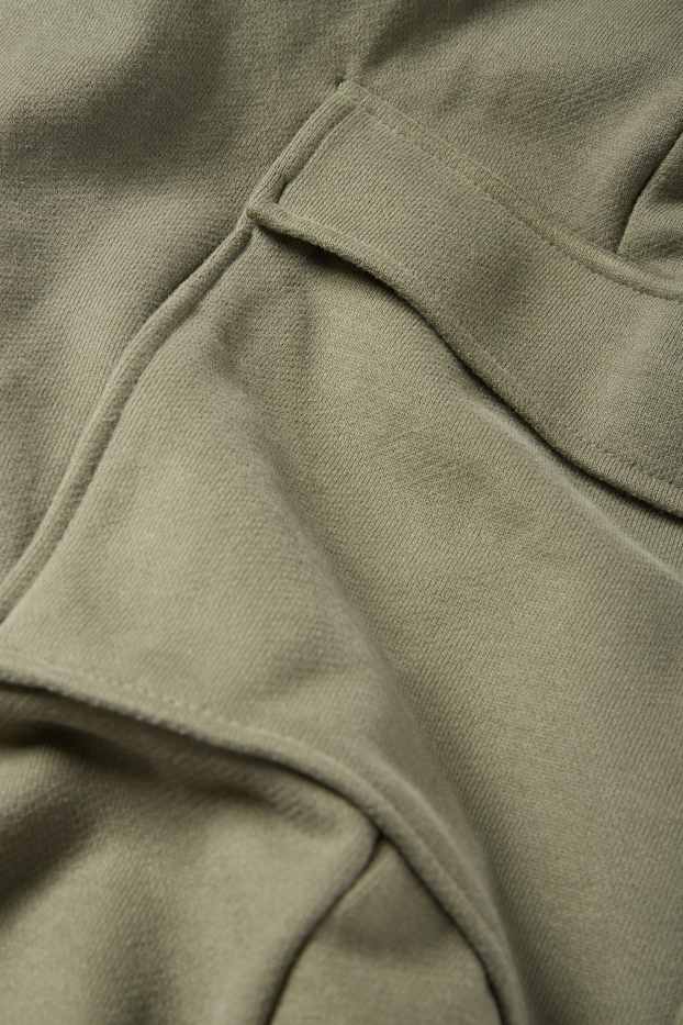 Herren - Cargo-Jogginghose - khaki