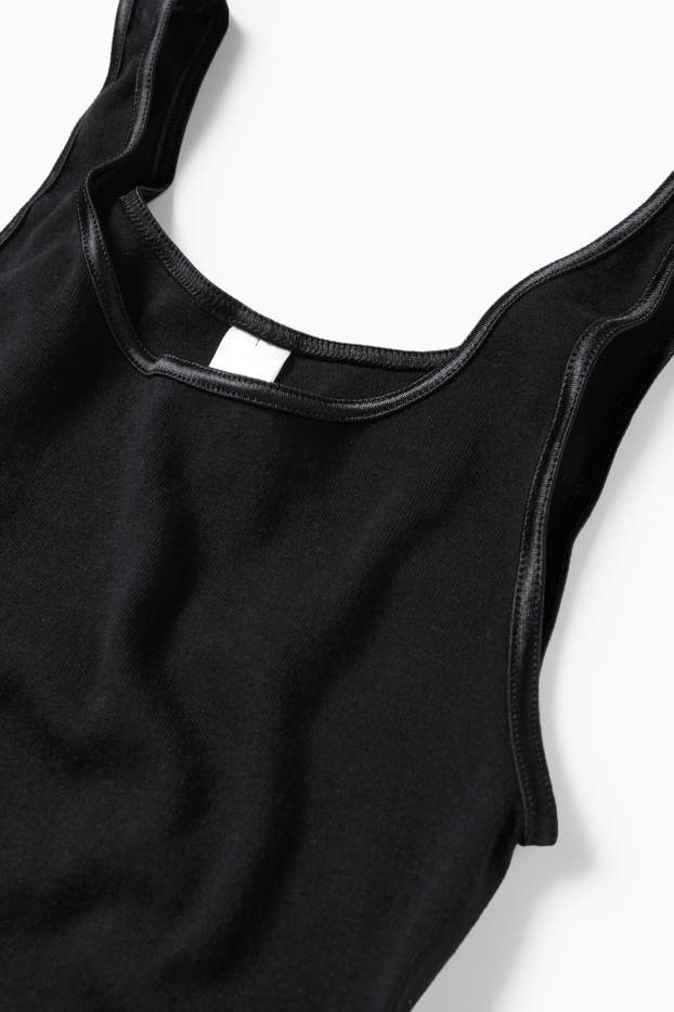 Donna - Confezione da 2 - canotta - nero