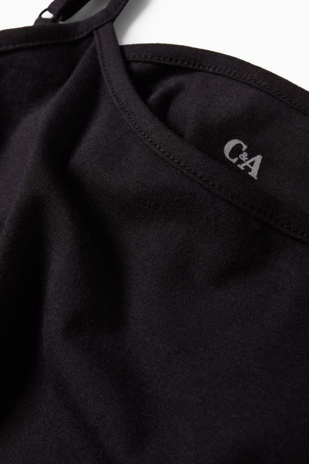 Dames - Set van 2 - top - zwart