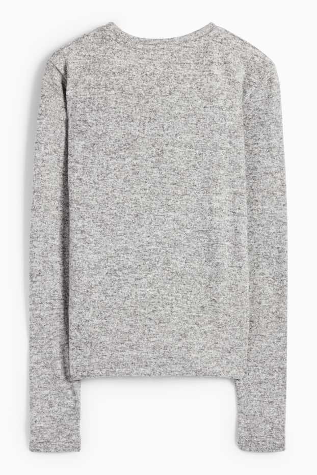 Women - T-shirt - gray-melange