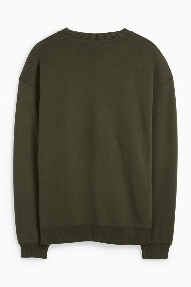 Heren - Sweatshirt - donkergroen