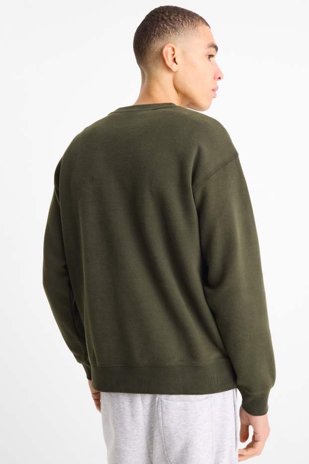 Heren - Sweatshirt - donkergroen