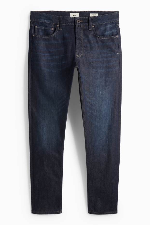 Heren - Slim tapered jeans - jeansdonkerblauw