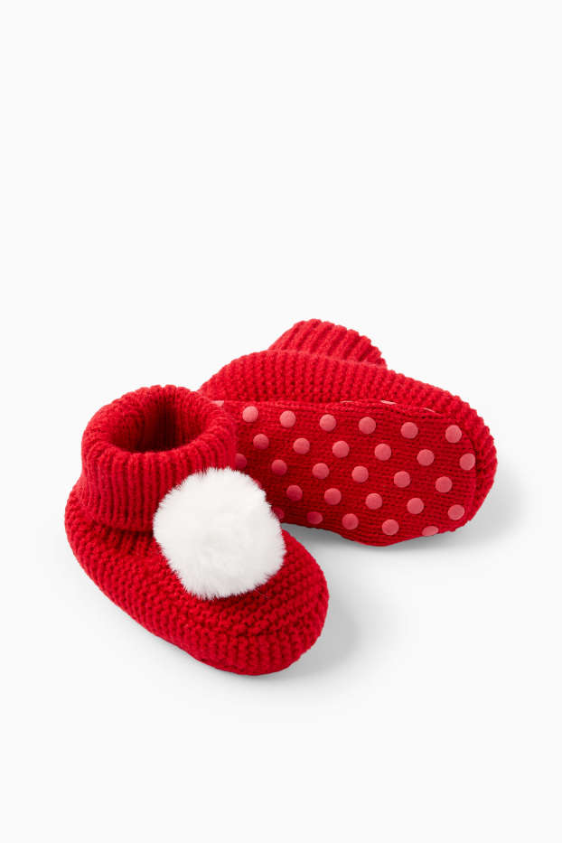 Unisex - Sabates per gatejar per a nadó - vermell