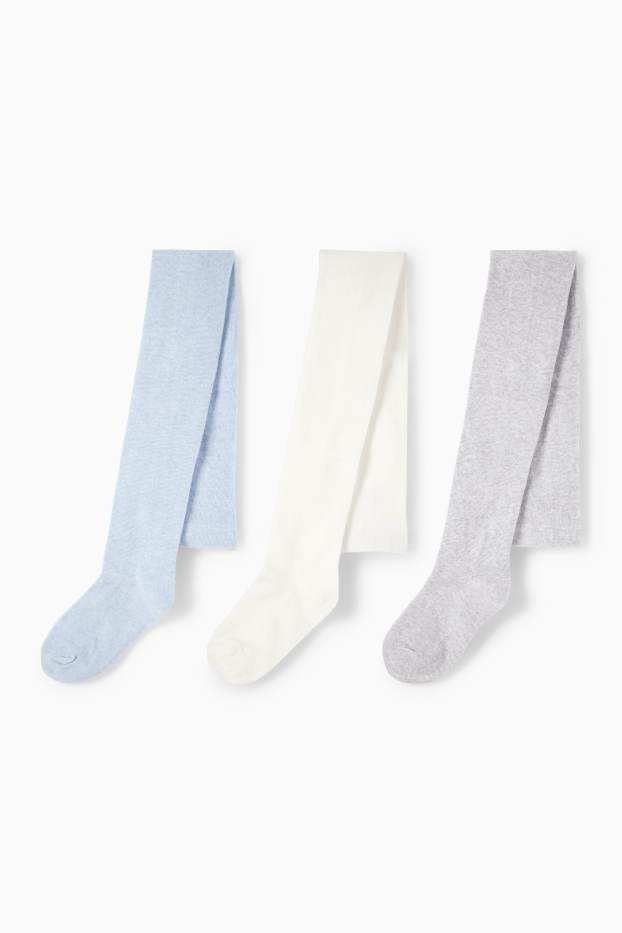 Kinderen: meisjes - Set van 3 - maillot - wit