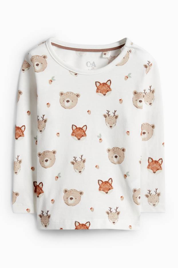 Baby Buben - Wildtiere - Baby-Outfit - 3 teilig - braun