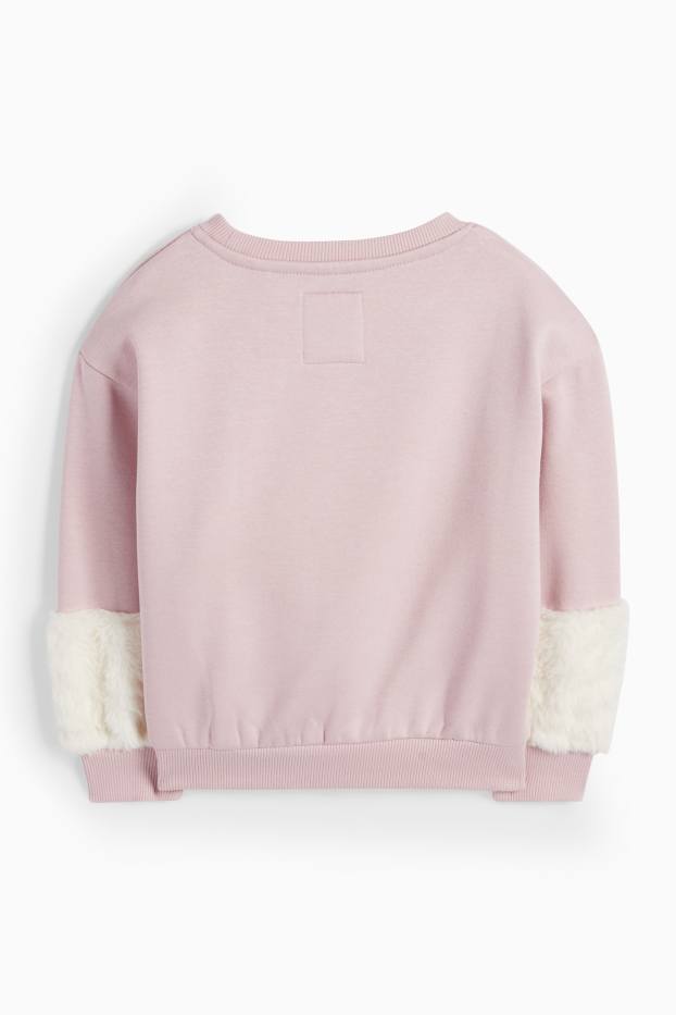 Enfants filles - La Reine des Neiges - sweat - rose