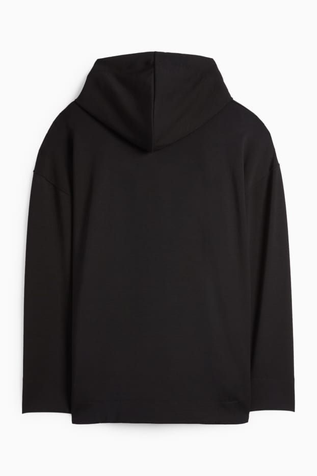 Damen - Basic-Hoodie - schwarz