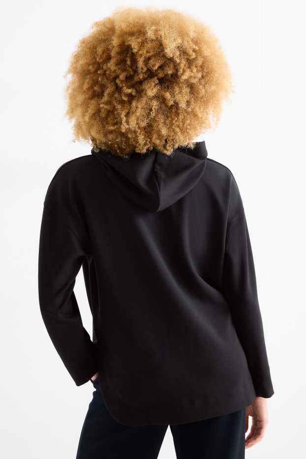 Damen - Basic-Hoodie - schwarz
