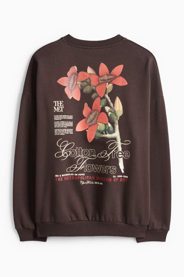 Damen - Sweatshirt - dunkelbraun