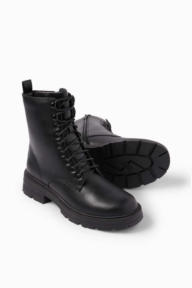 Mujer - Botines - polipiel - negro