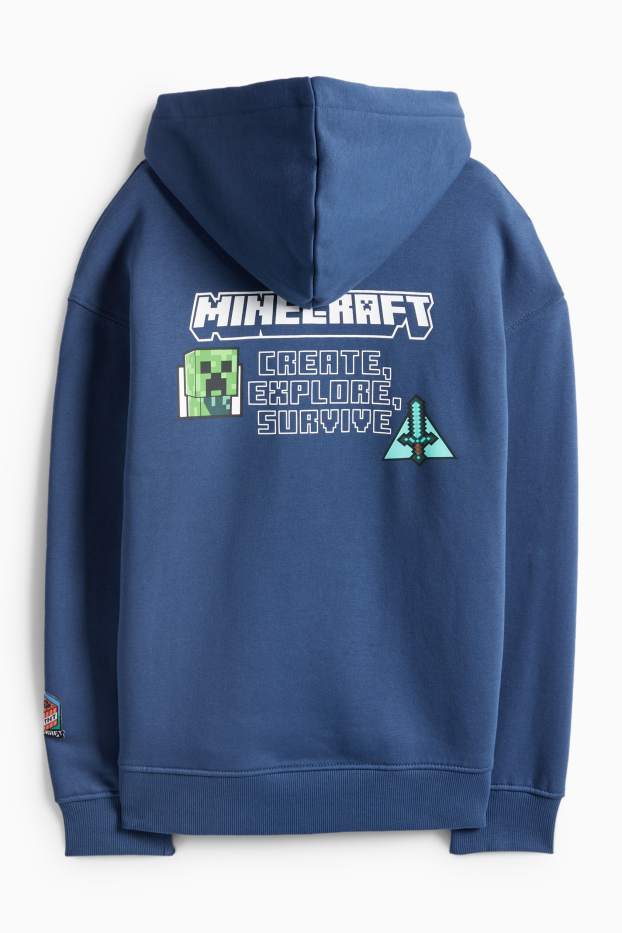 Kinder Jungen - Minecraft - Hoodie - dunkelblau