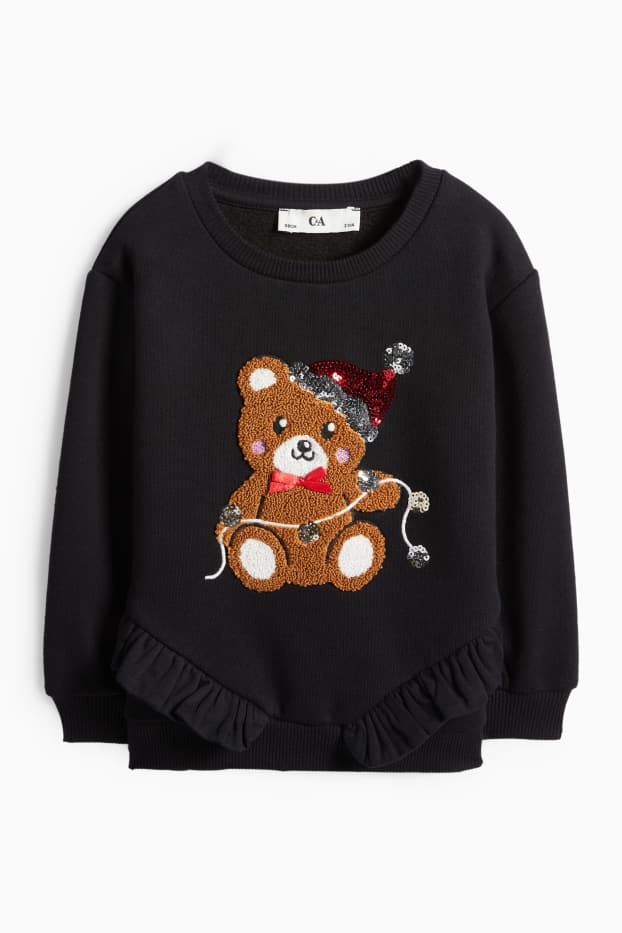 Enfants filles - Sweat - noir