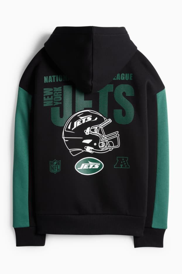 Kinder Jungen - NFL New York Jets - Hoodie - dunkelgrün / schwarz