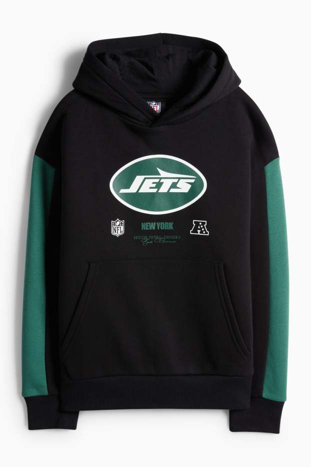 Kinder Jungen - NFL New York Jets - Hoodie - dunkelgrün / schwarz