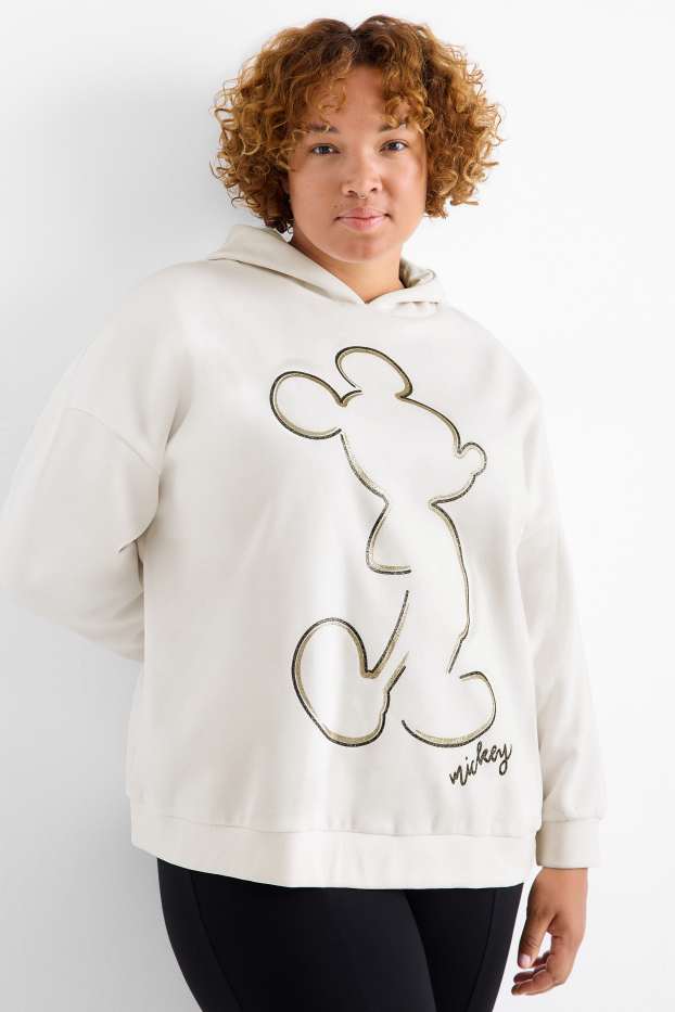 Women - Hoodie - Mickey Mouse - white