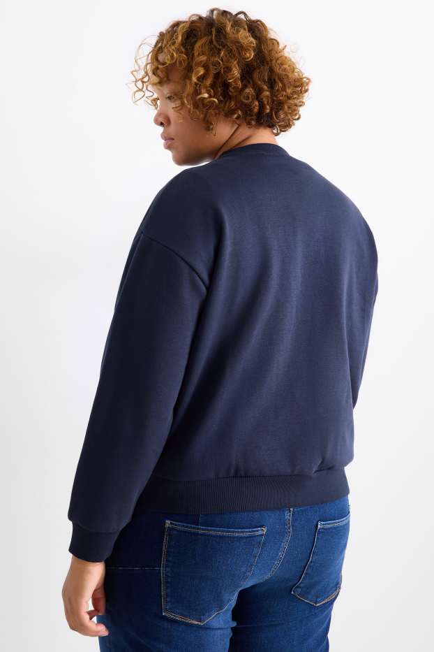 Dames - Sweatshirt - Mickey Mouse - donkerblauw