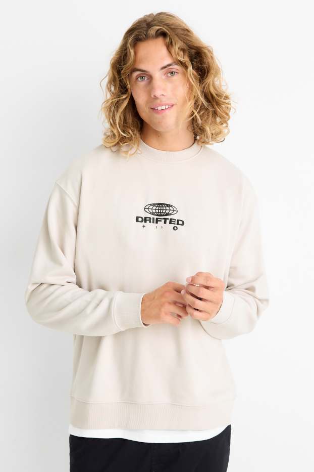 Herren - Sweatshirt - hellbeige