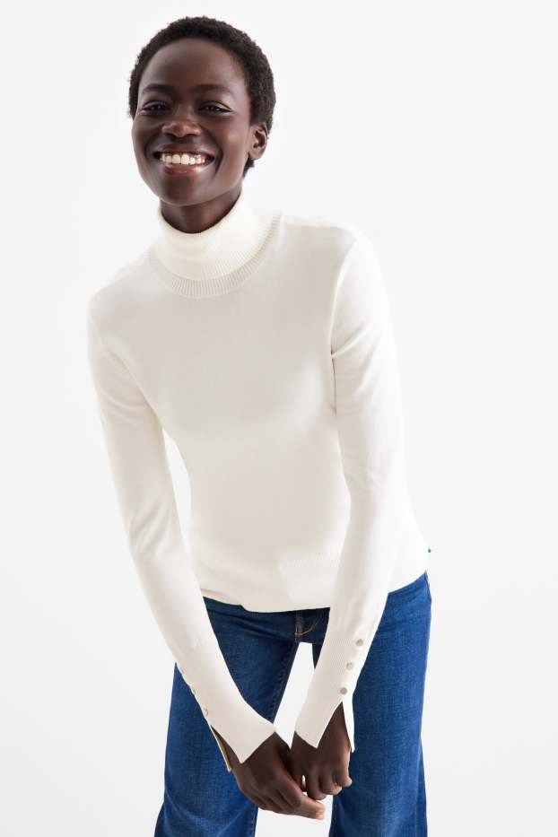 Femmes - Pull - blanc