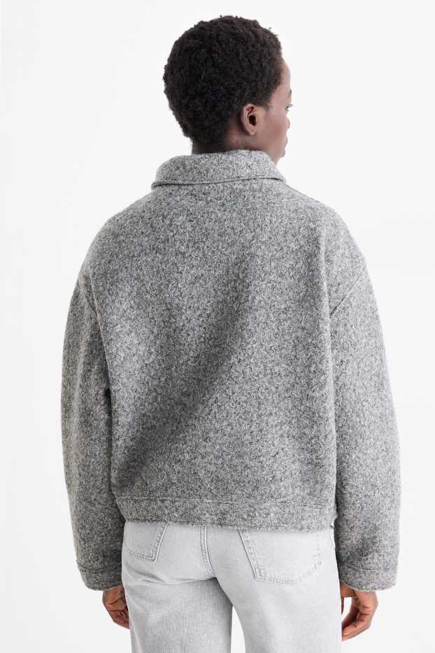 Donna - Giacca bouclé - grigio
