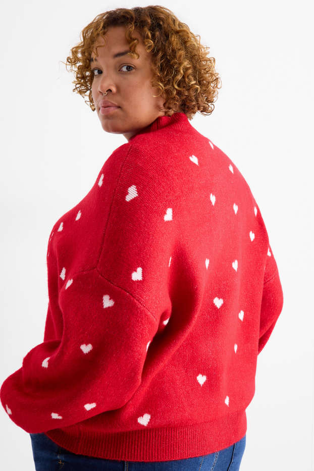 Femmes - Pull de Noël - I Love Christmas - rouge