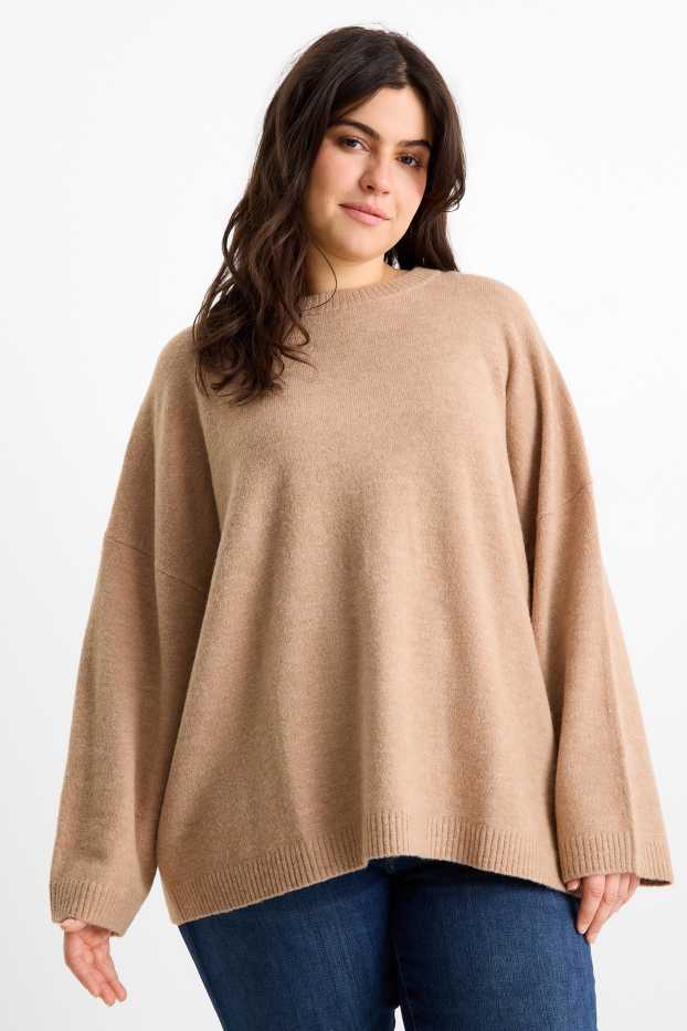 Women - Jumper - light brown
