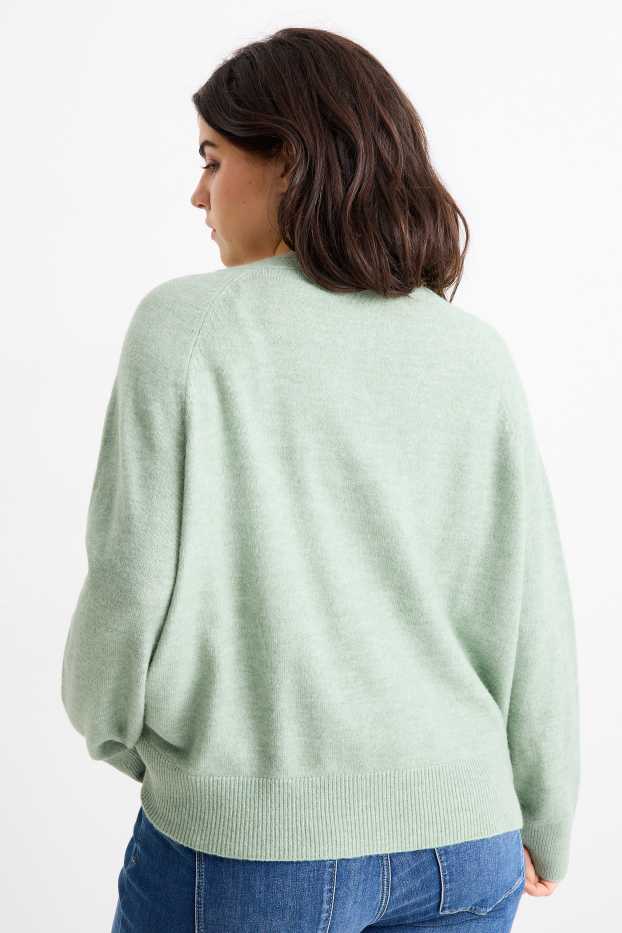 Femmes - Gilet en maille - vert menthe
