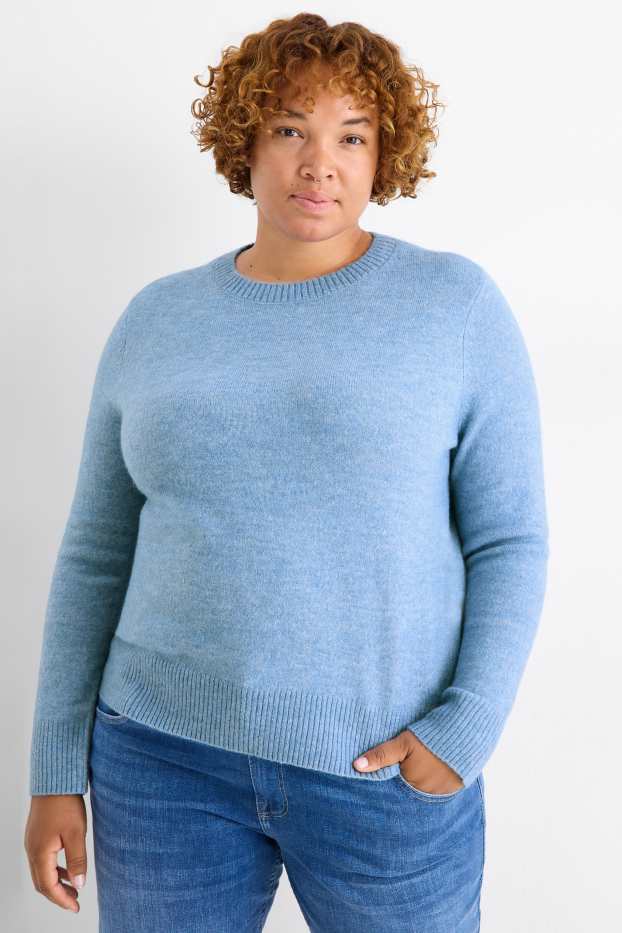Women - Jumper - light blue