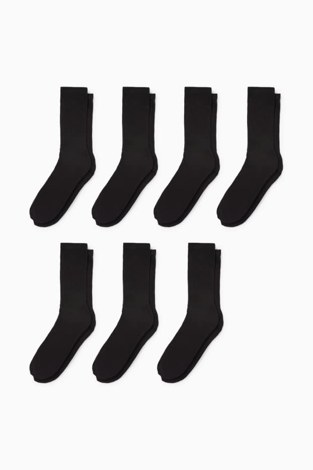 Herren - Multipack 4er - Tennissocken - schwarz