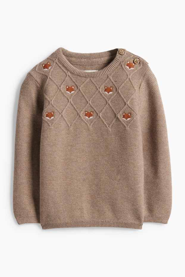 Baby Buben - Fuchs - Baby-Outfit - 2 teilig - hellbraun
