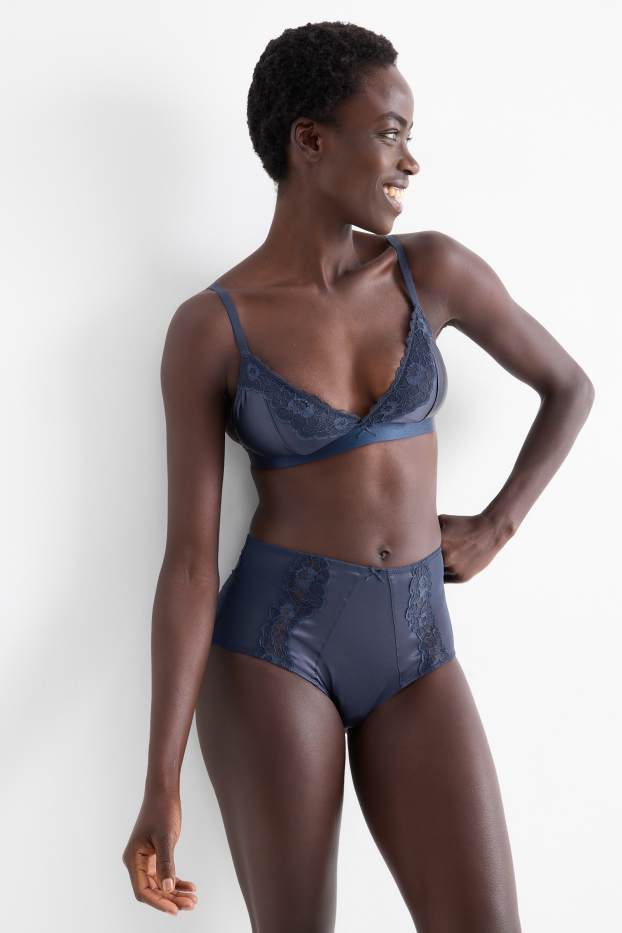 Women - Knickers - dark blue