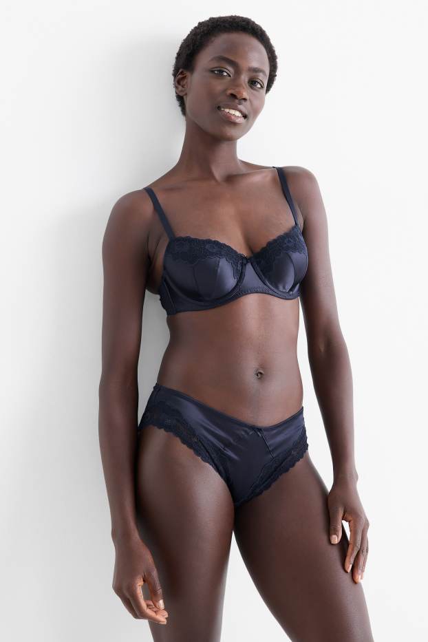 Women - Knickers - dark blue