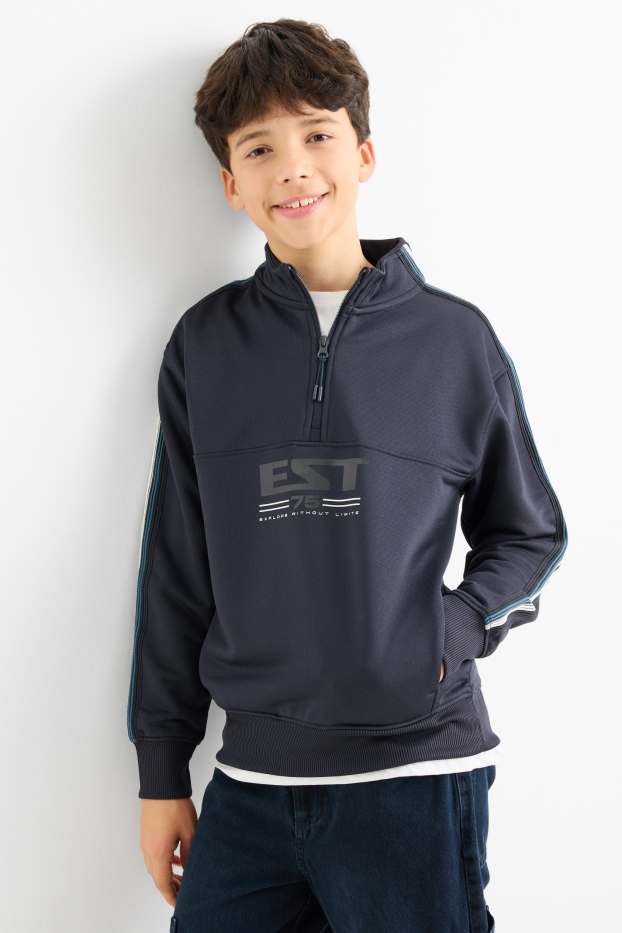 Enfants garçons - Sweat - bleu foncé
