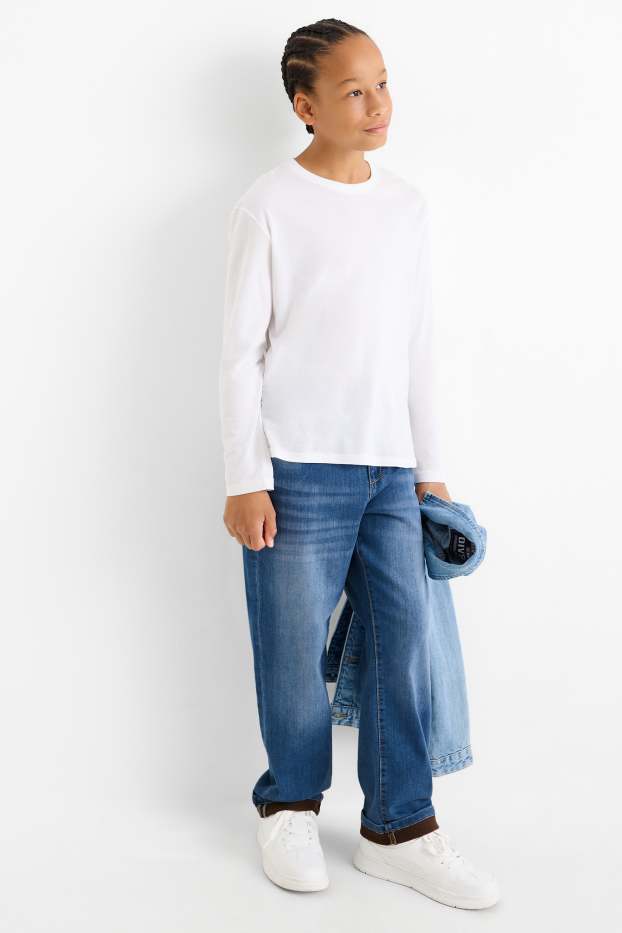 Copii - Băieți - Relaxed jeans - jeans termoizolanți - denim-albastru