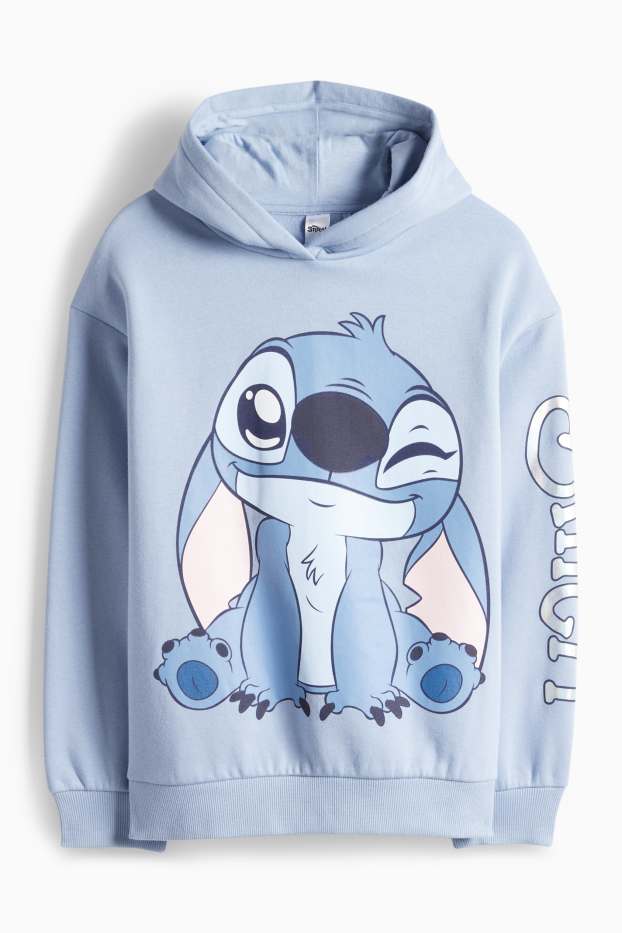Kinder Mädchen - Lilo & Stitch - Hoodie - hellblau