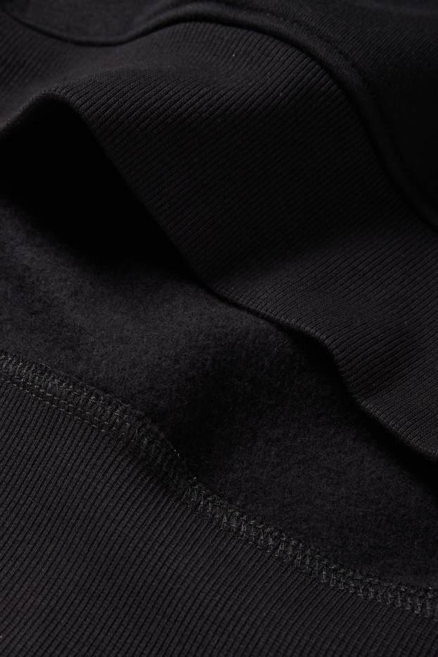 Herren - Oversized-Hoodie - schwarz