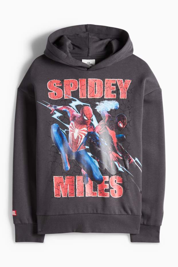 Enfants garçons - Spider-Man - sweat à capuche - noir