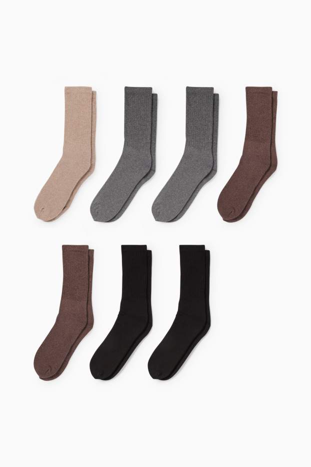 Herren - Multipack 4er - Tennissocken - dunkelbraun