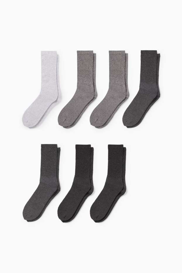Herren - Multipack 4er - Tennissocken - dunkelgrau