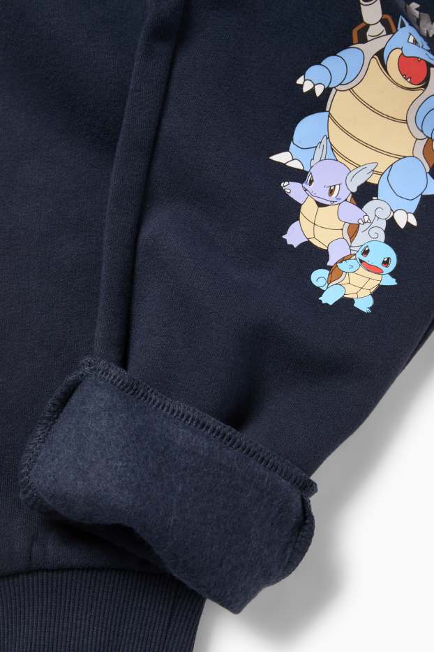 Copii - Băieți - Pokémon - set - hanorac și pantaloni de trening - 2 piese - albastru închis