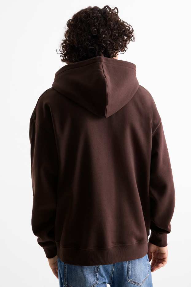 Herren - Hoodie - dunkelbraun